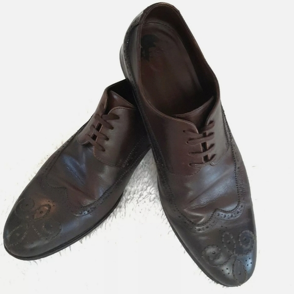 Hugo Boss Other - Hugo Boss Wing Tip Oxford Shoes Size 7.5 Brown